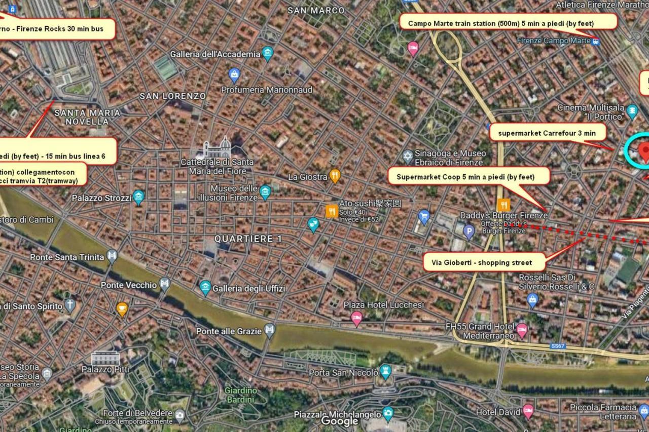 Dora'S House Firenze Leilighet Eksteriør bilde